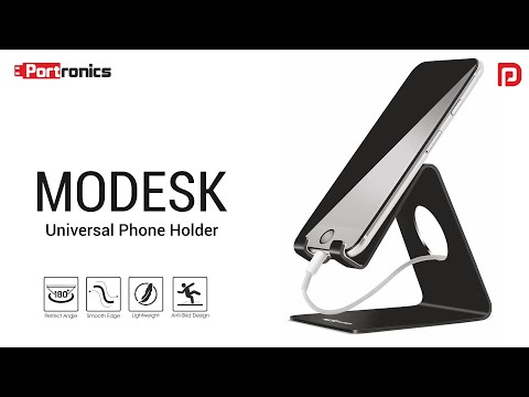 Universal Metal Mobile Holder MODESK - Portronics